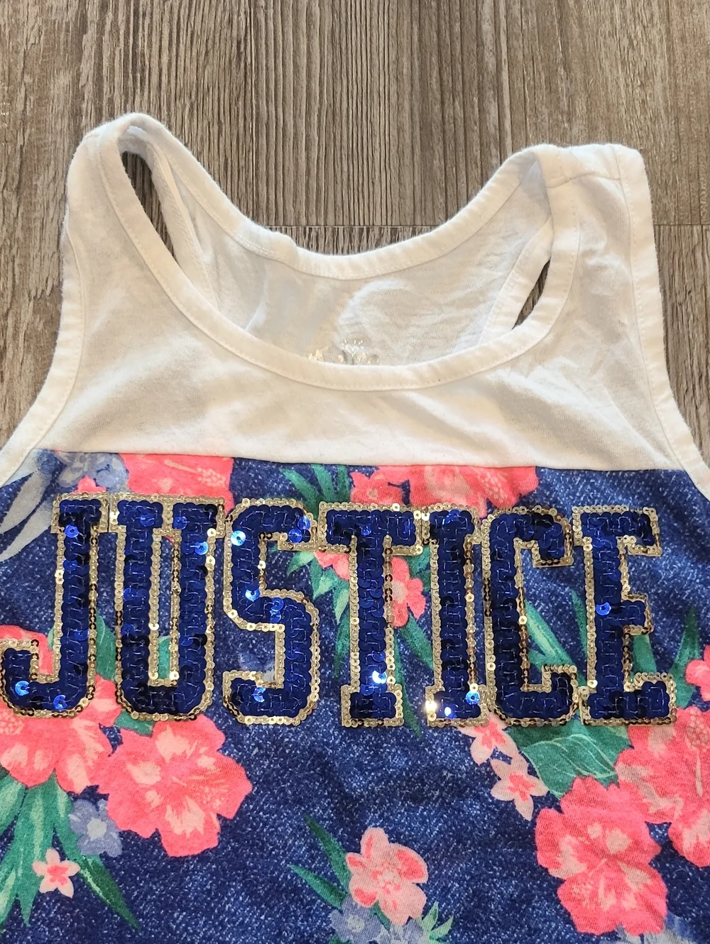 Justice 2 Pair of Sequins Tank Top Size 8